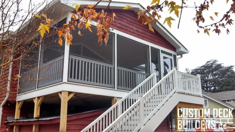 Why Build Your Screened Porch with a Vaulted Ceiling | Custom Deck Builders, LLC