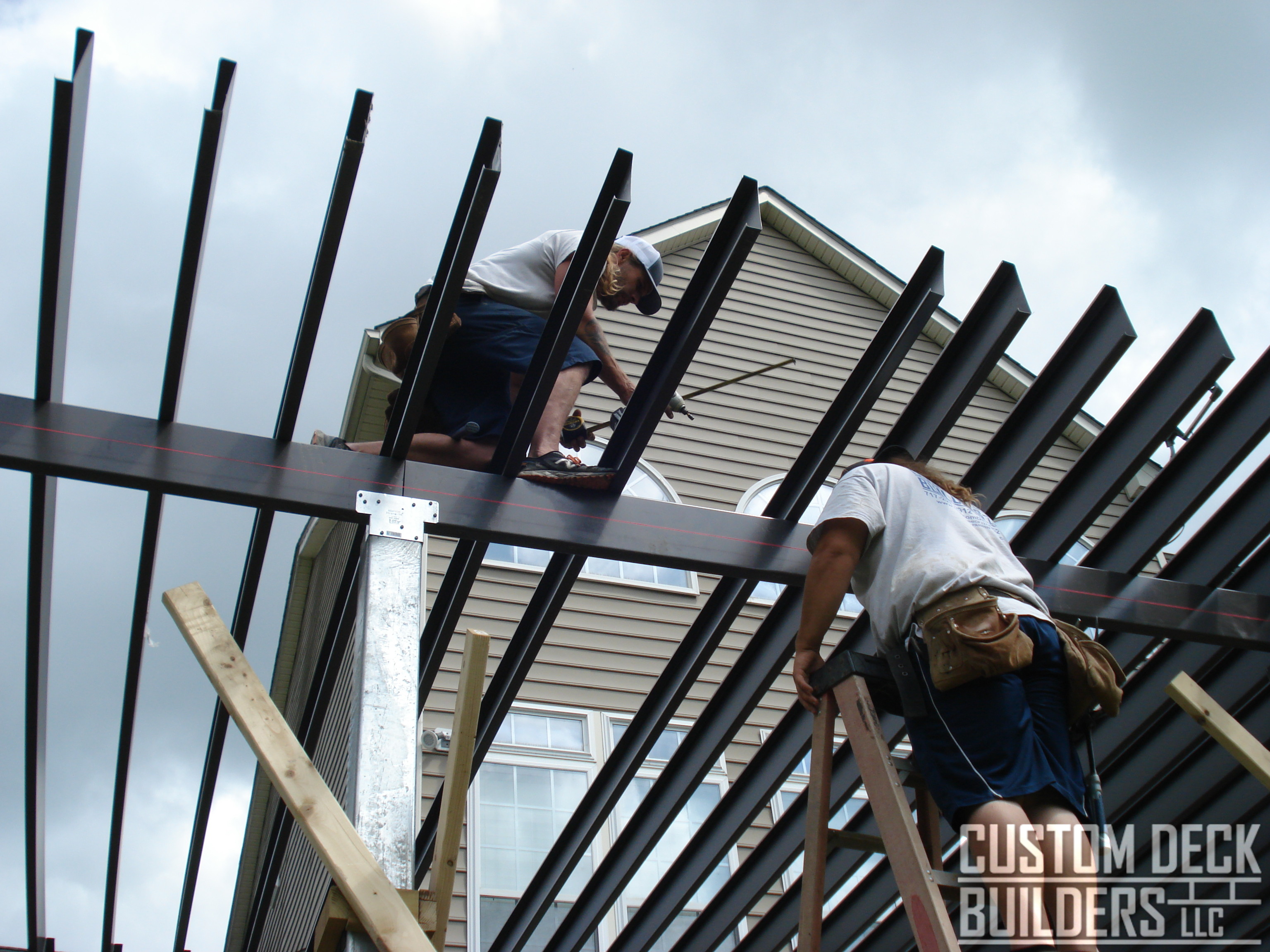 Metal Deck Framing Through Trex Elevations