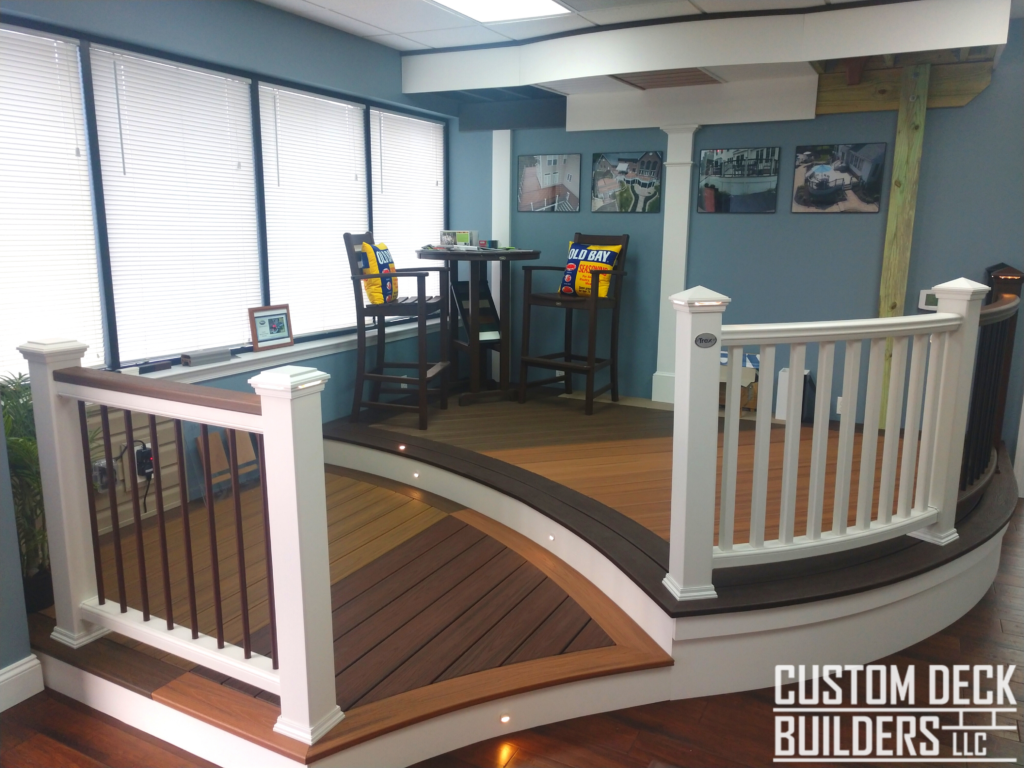 curved interior deck