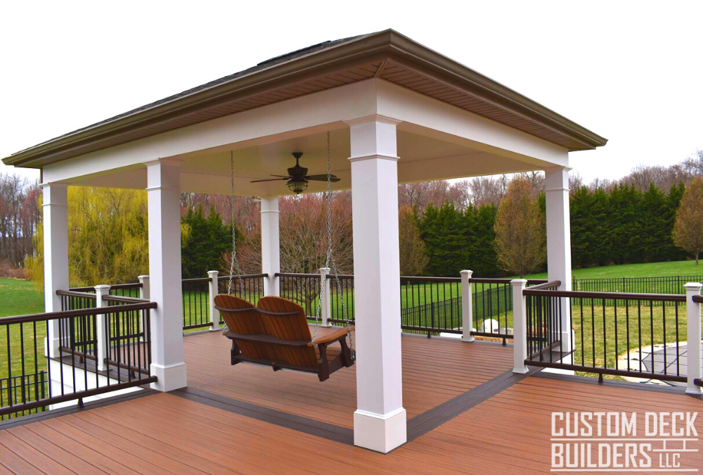 custom deck gazebo design