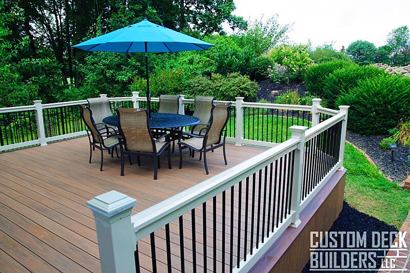 elevated custom Trex deck