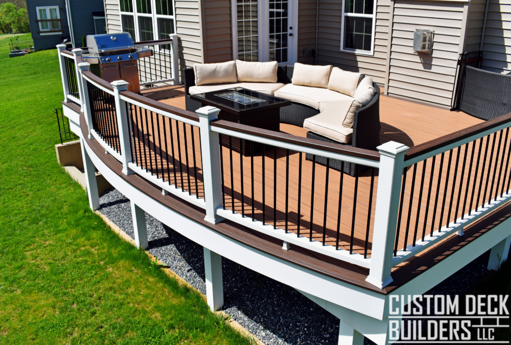 elevated curved deck design