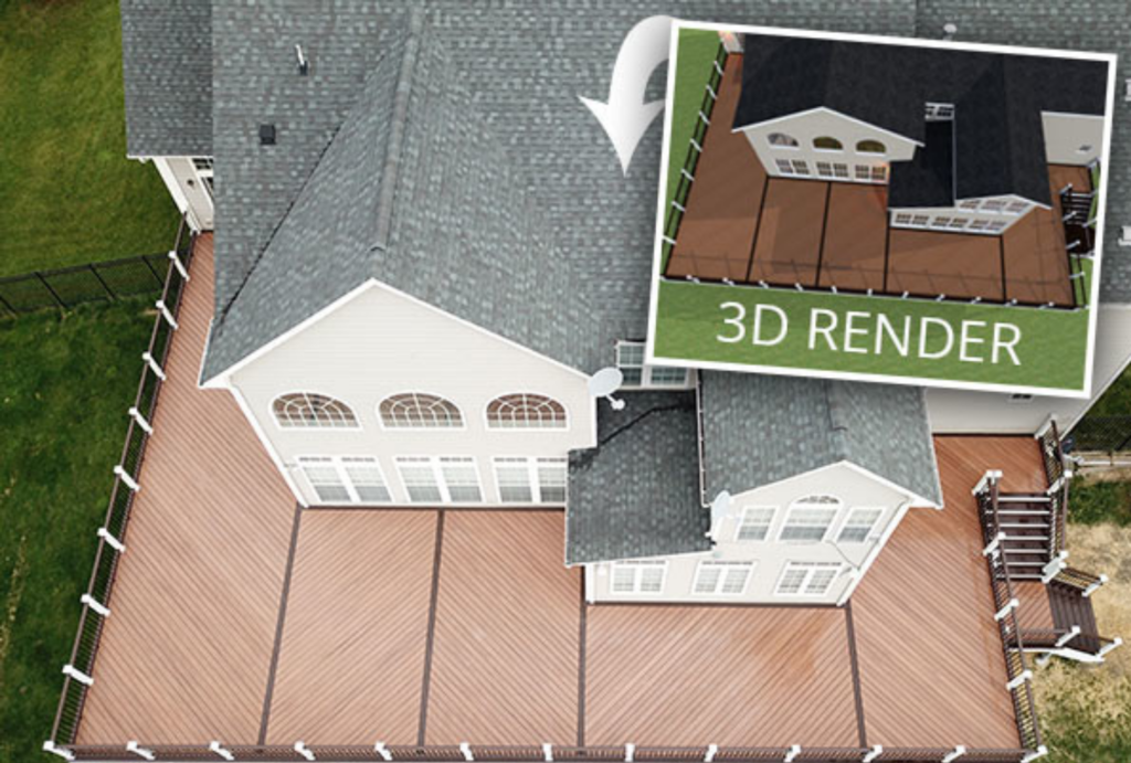 Trex elevations 3d rendering