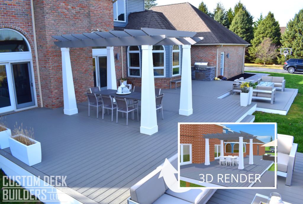 Deck Design 2 custom deck and pergola