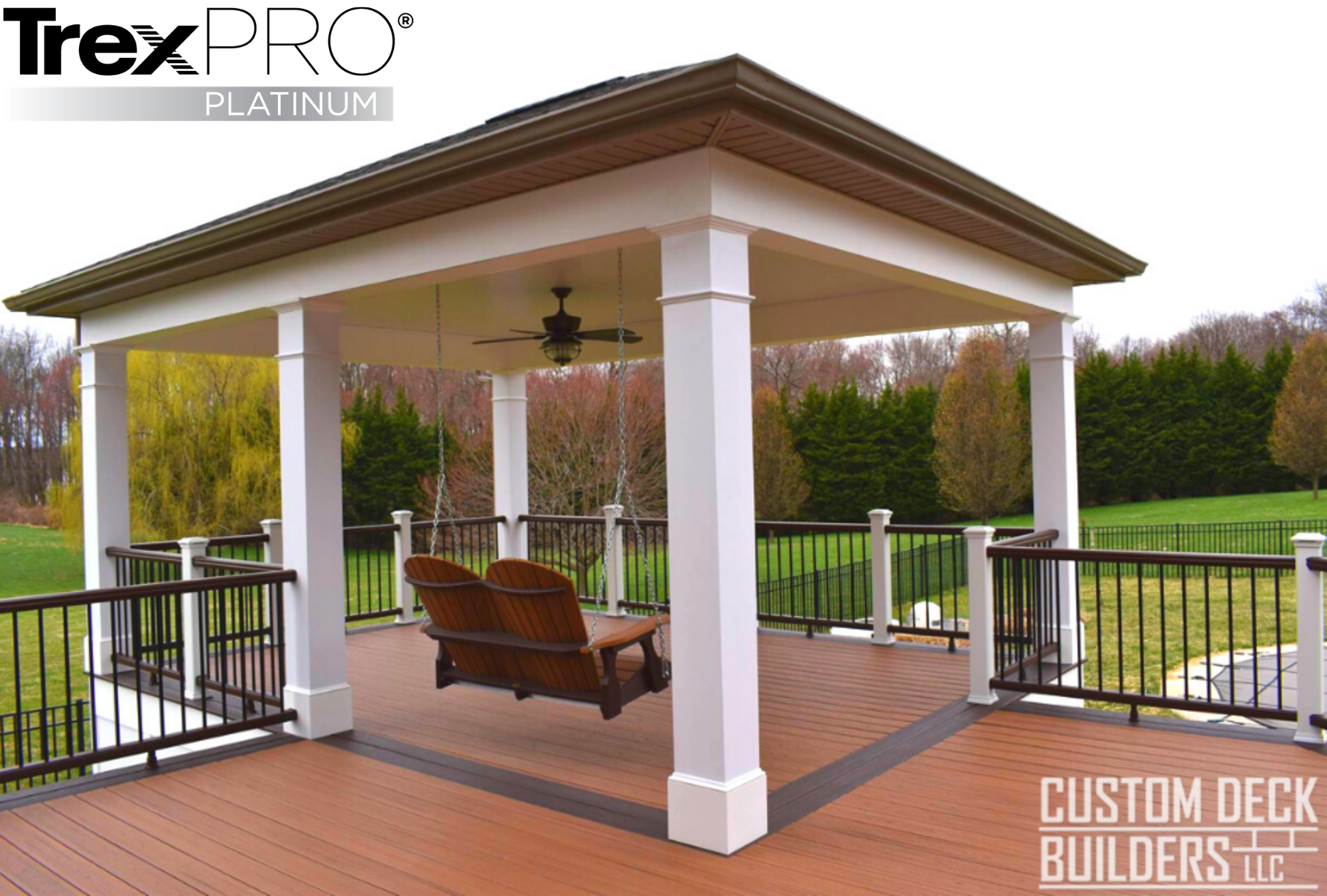 custom deck gazebo